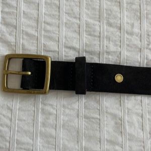 Rag & Bone black suede belt